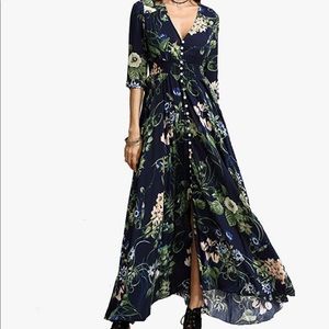 Floral maxi dress